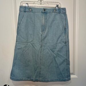 Madewell Light Wash Jean Skirt - Size 29